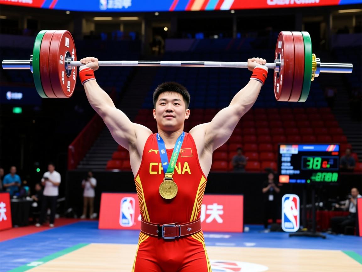 中国举重选手力夺金牌 再次称霸
